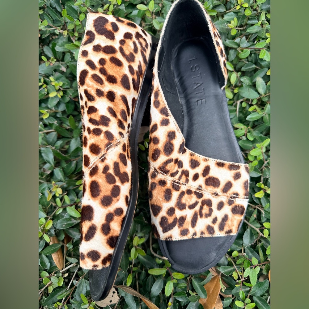 1. STATE Women's Leopard Print Sandals